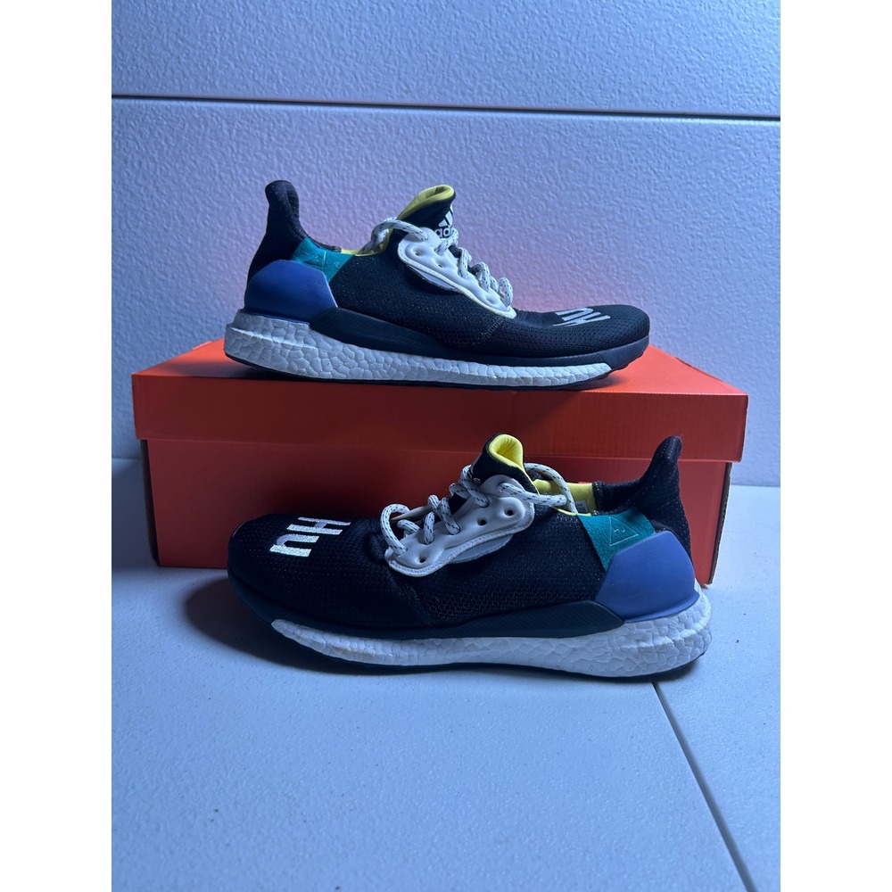 Adidas SolarHu Glide Pharrell Williams Black M7.5 W8.5 #2923